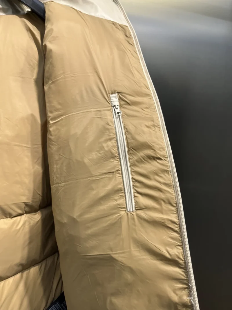 Replica Prada Minimalist Down Jacket Beige Hooded Reps - RepLuxe