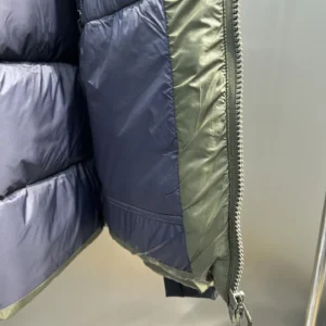Replica Prada Down Jacket Olive Green Hooded Reps - RepLuxe