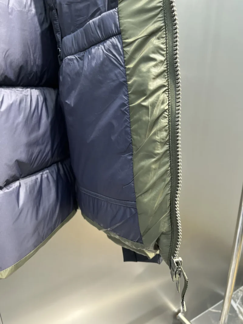 Replica Prada Down Jacket Olive Green Hooded Reps - RepLuxe