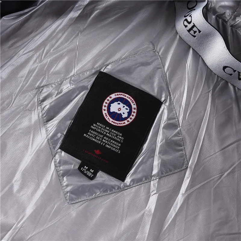 Replica Canada Goose Crofton Puffer Jacket Silver Reps - RepLuxe