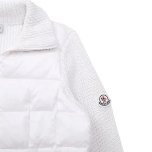 Replica Moncler M30 Knit Down Jacket White Reps - RepLuxe
