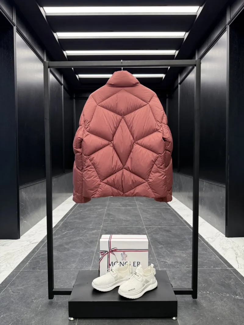 Replica Moncler Vardar Down Jacket Red Quilted Reps - RepLuxe