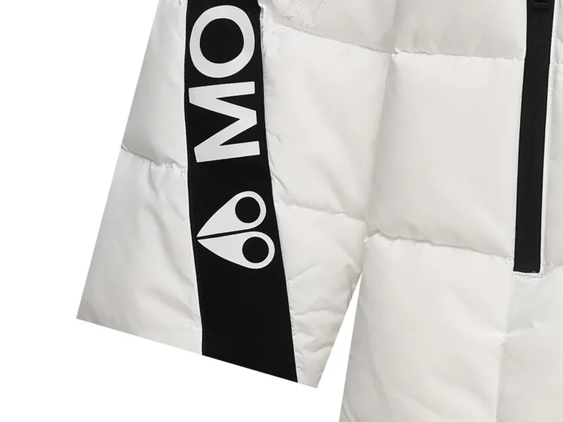 Replica Moose Knuckles Classic Pilot Down Jacket White Reps - RepLuxe