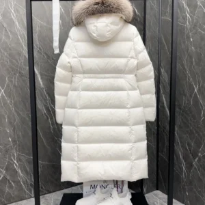 Replica Moncler Boedic Down Jacket White Fur Trim Reps - RepLuxe