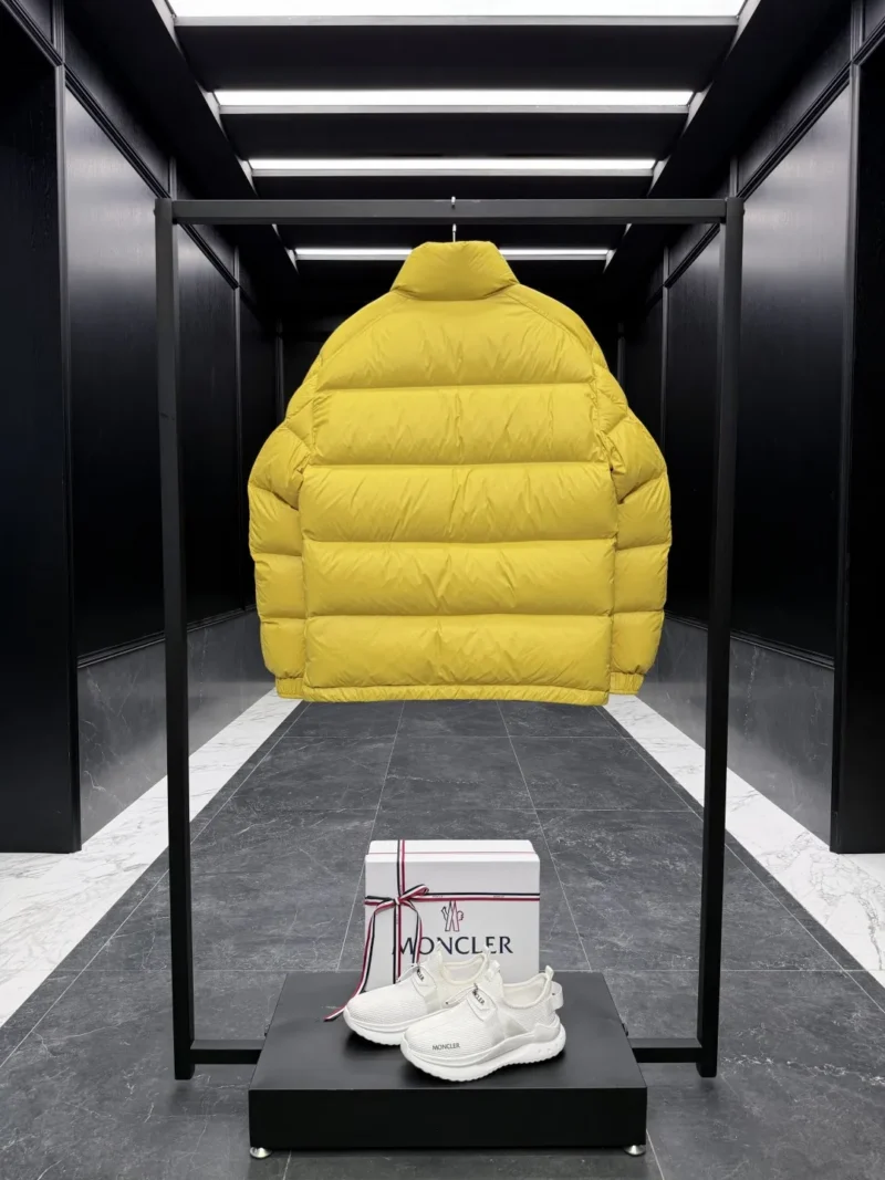 Replica Moncler Levitha Down Jacket Yellow Quilted Reps - RepLuxe