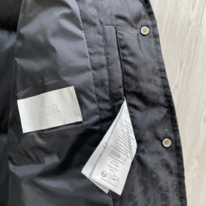 Replica Dior CD Classic Down Jacket Black Quilted Reps - RepLuxe