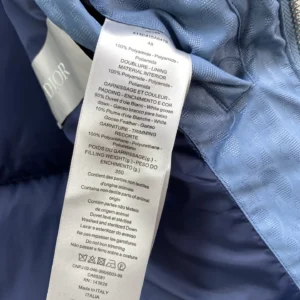 Replica Dior CD Classic Down Jacket Blue Oblique Reps - RepLuxe