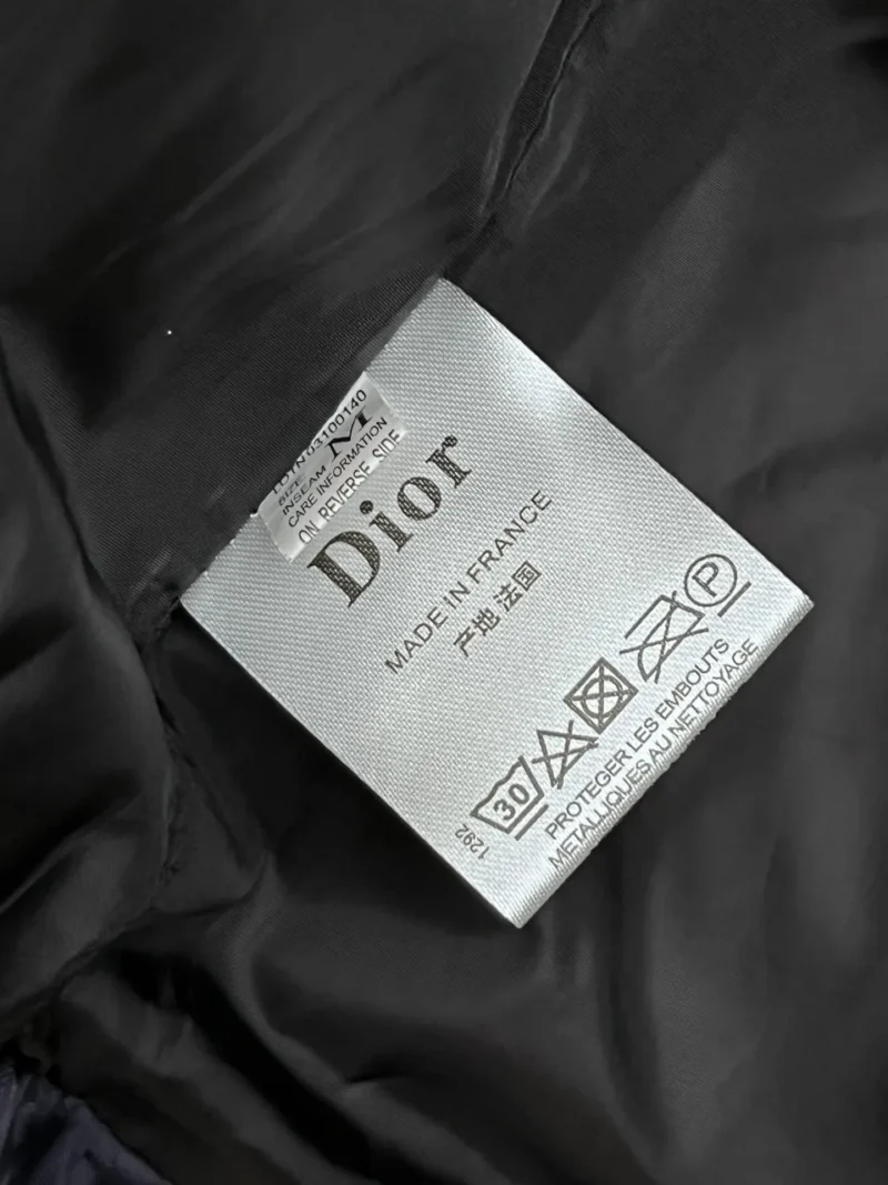 Replica Dior Winter Down Jacket Blue Monogram Puffer Reps - RepLuxe