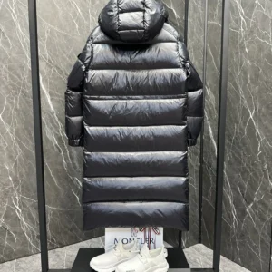 Replica Moncler Cavettaz Long Down Jacket Black Reps - RepLuxe