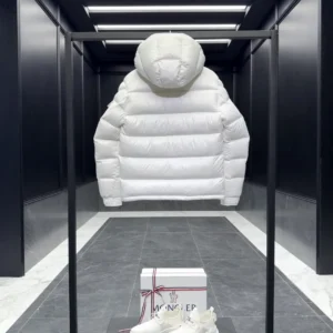 Replica Moncler Maire Down Jacket White Short Reps - RepLuxe