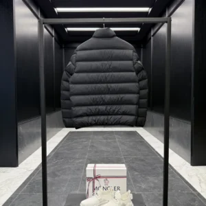 Replica Moncler Baudinet Down Jacket Black Quilted Reps - RepLuxe