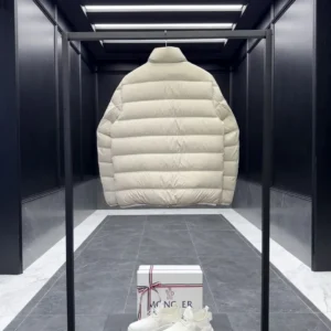 Replica Moncler Baudinet Down Jacket Ivory Short Reps - RepLuxe