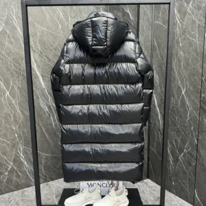 Replica Moncler Hanoverian Long Down Jacket Black Reps - RepLuxe