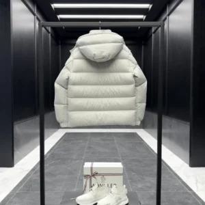 Replica Moncler Maya 70 Down Jacket Pearl Grey Reps - RepLuxe