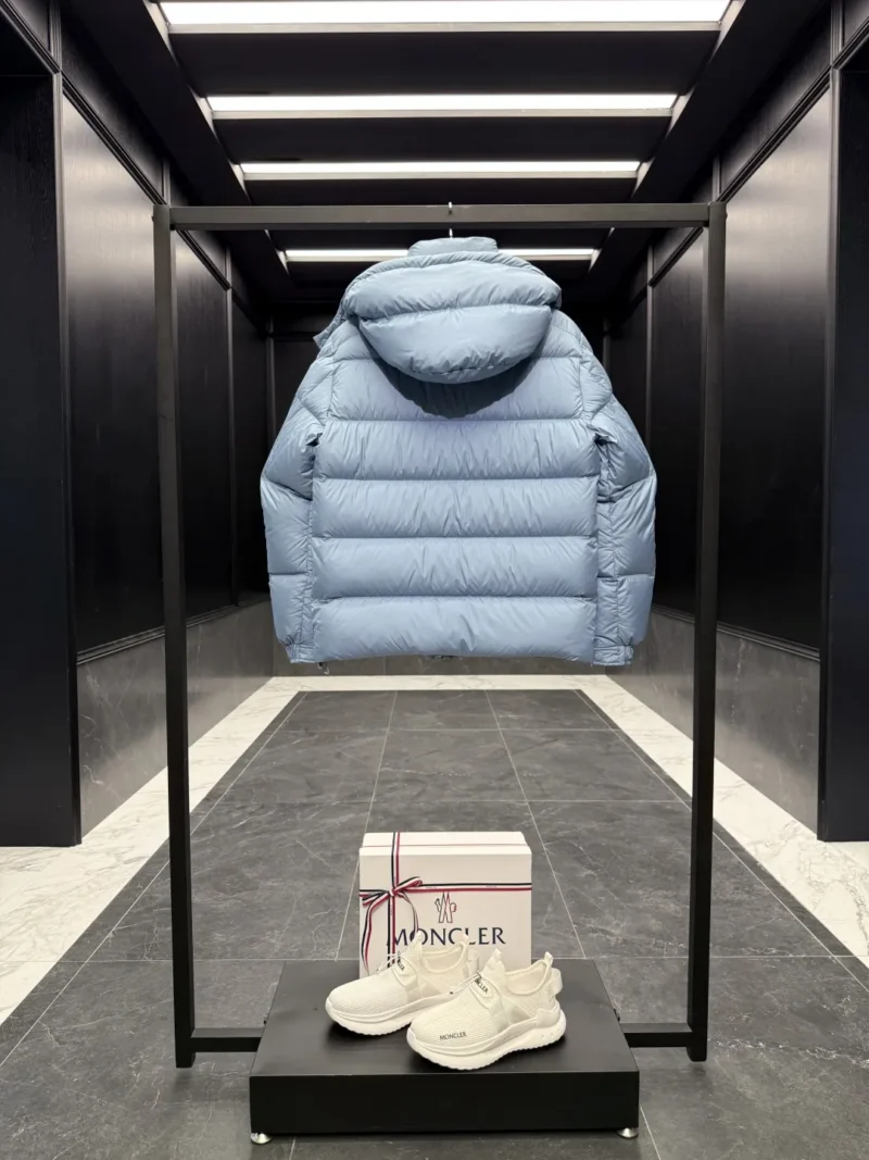 Replica Moncler Maya 70 Down Jacket Baby Blue Reps - RepLuxe