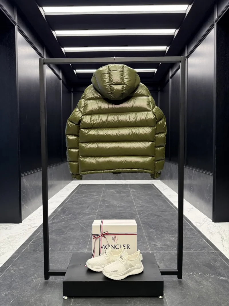 Replica Moncler Maya Jacket Olive Green Quilted Reps - RepLuxe