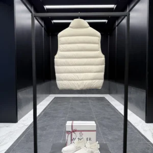 Replica Moncler Contrin Down Vest Beige Regular Reps - RepLuxe
