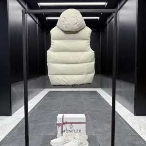 Replica Moncler Guersac Down Vest Cream Quilted Reps - RepLuxe