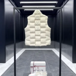 Replica Moncler Christopher Raxxy Vest Cream Quilted Reps - RepLuxe