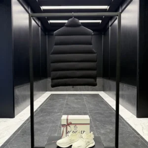 Replica Moncler Tibb Vest Black Matte Finish Reps - RepLuxe