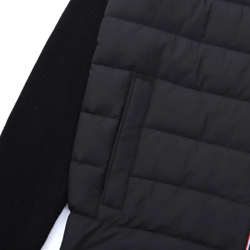 Replica Moncler M32 Knit Down Jacket Black Reps - RepLuxe
