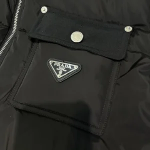 Replica Prada Down Jacket Black Quilted Style Reps - RepLuxe
