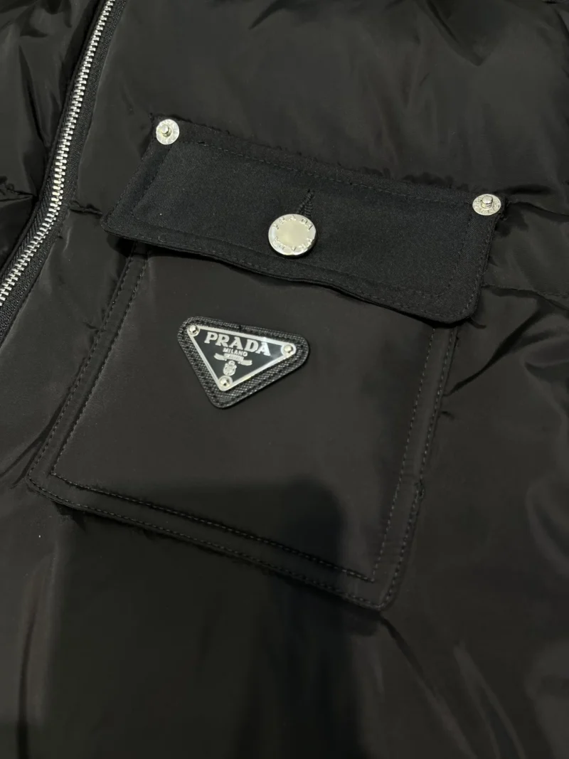 Replica Prada Down Jacket Black Quilted Style Reps - RepLuxe