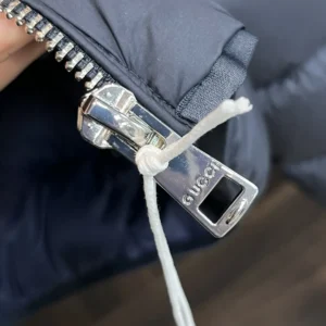 Replica Gucci 2025 Down Jacket Black Stand Collar Reps - RepLuxe