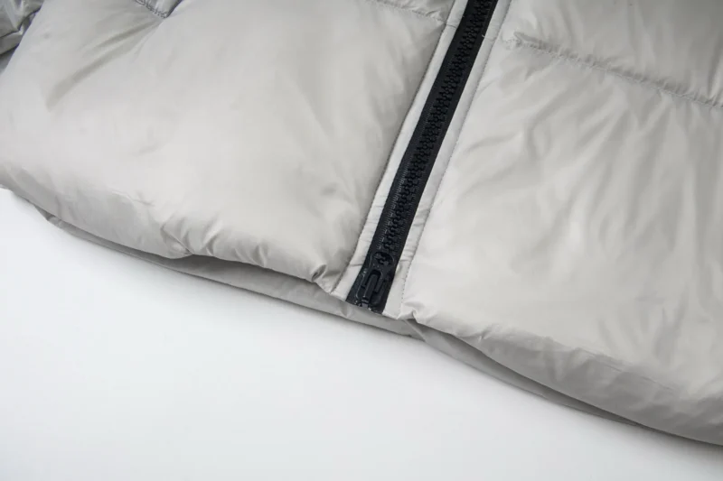 Replica Canada Goose Crofton G122 Light Grey Hooded Jacket Reps - RepLuxe