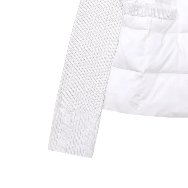 Replica Moncler M30 Knit Down Jacket White Reps - RepLuxe