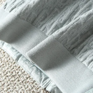 Replica Dior Knit Down Jacket Light Grey Unisex Reps - RepLuxe