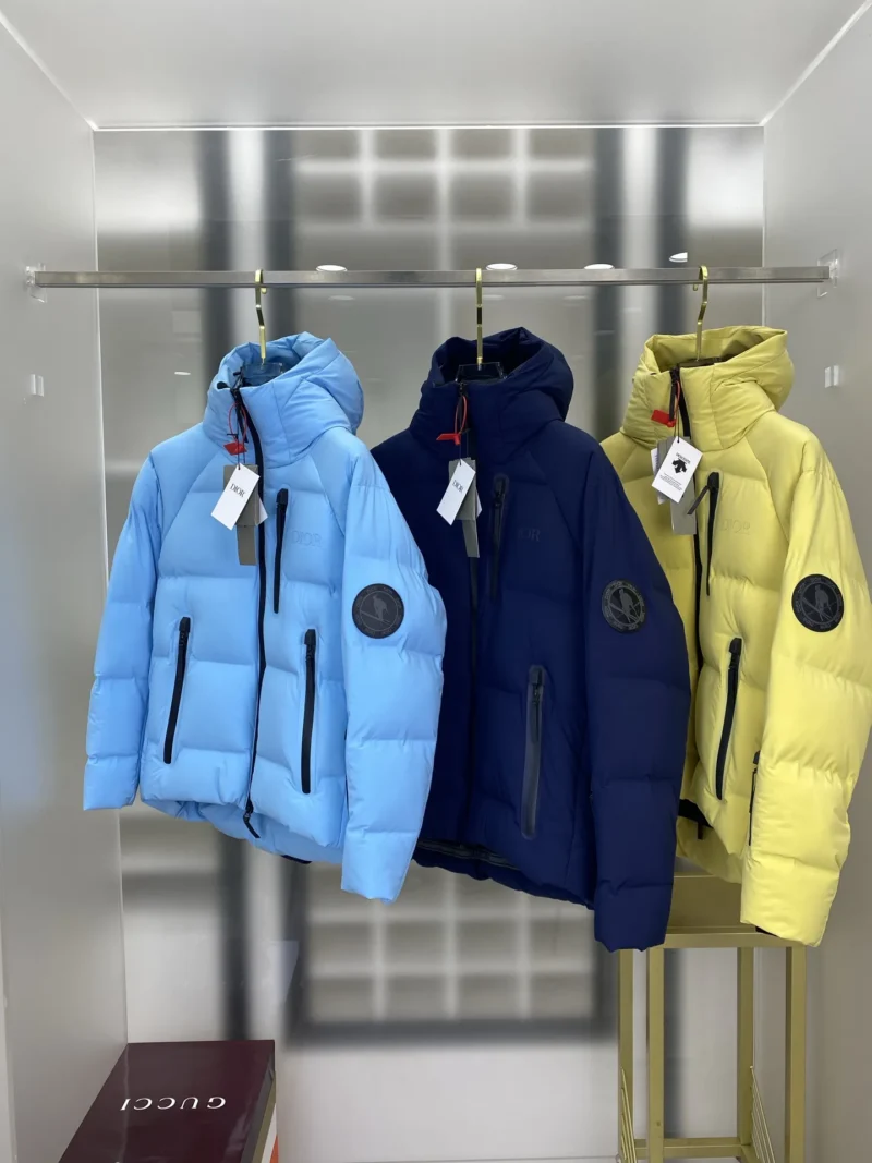 Replica Dior Descente Ski Jacket Light Blue Puffer Reps - RepLuxe