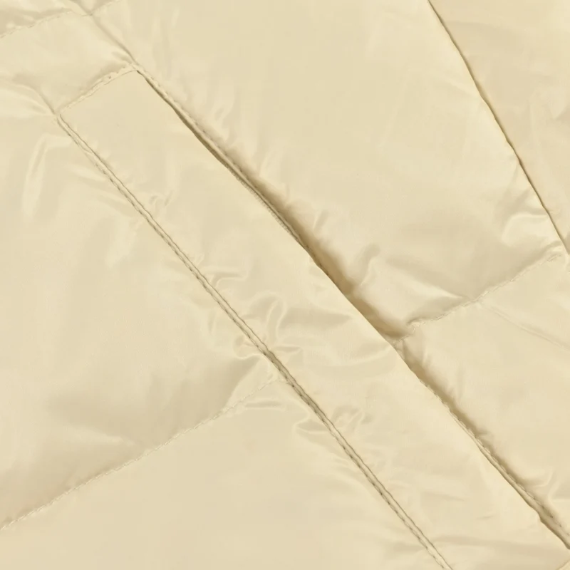 Replica Moncler Andro Short Hooded Down Jacket Beige Reps - RepLuxe