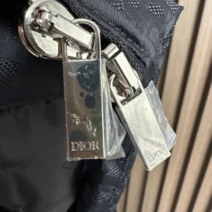 Replica Dior Down Jacket Black Logo Series Reps - RepLuxe