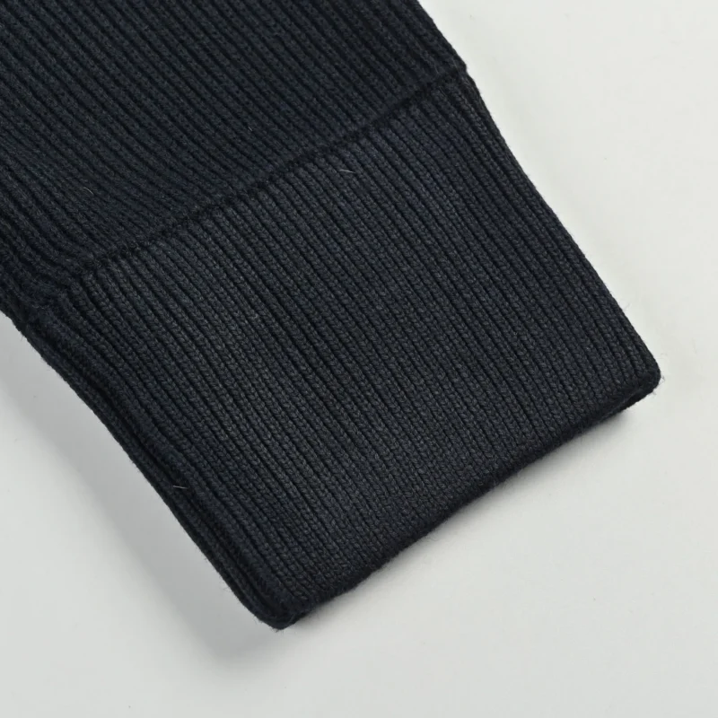 Replica Moncler Knit Hooded Down Jacket Black Reps - RepLuxe