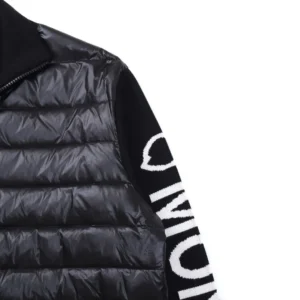 Replica Moncler M29 Knit Down Jacket Black Reps - RepLuxe