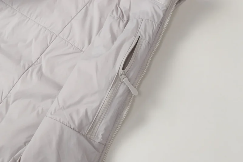 Replica Arcteryx Embroidered Vest Light Grey Sleeveless Reps - RepLuxe