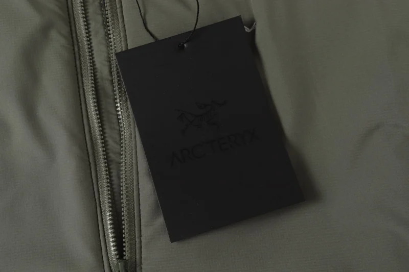Replica Arcteryx Embroidery Vest Olive Green Style Reps - RepLuxe