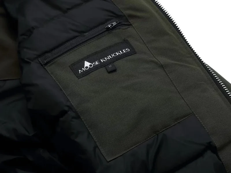 Replica Moose Knuckles Classic Bomber Jacket Olive Reps - RepLuxe