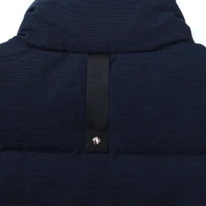 Replica Moose Knuckles Vest Deep Blue Quilted Reps - RepLuxe