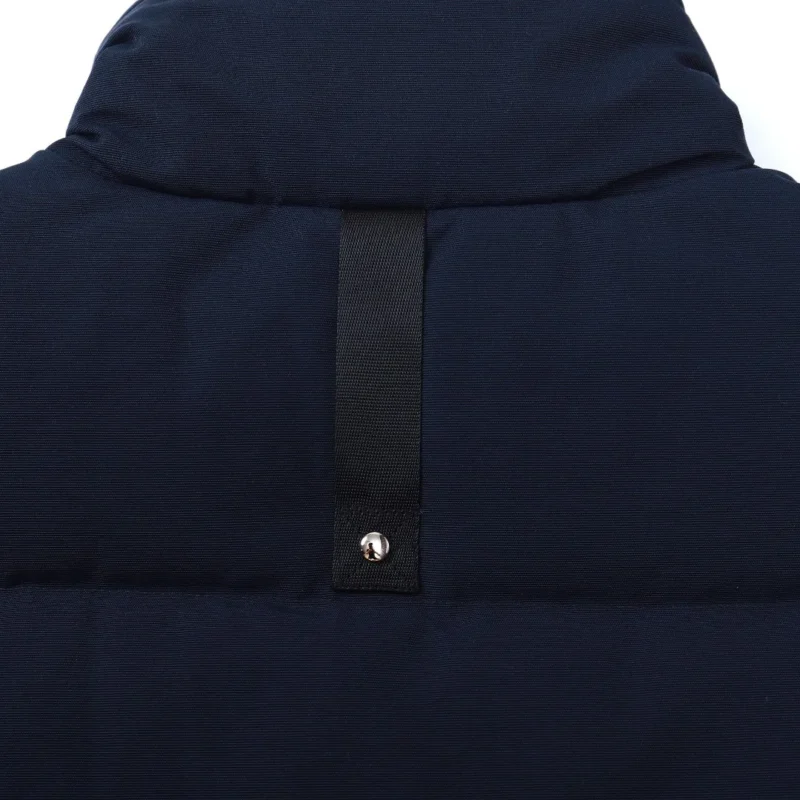 Replica Moose Knuckles Vest Deep Blue Quilted Reps - RepLuxe