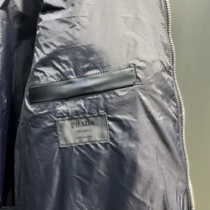 Replica Prada Down Vest Black Logo Style Reps - RepLuxe