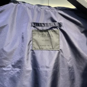 Replica Prada Minimalist Down Vest Blue Stand Collar Reps - RepLuxe