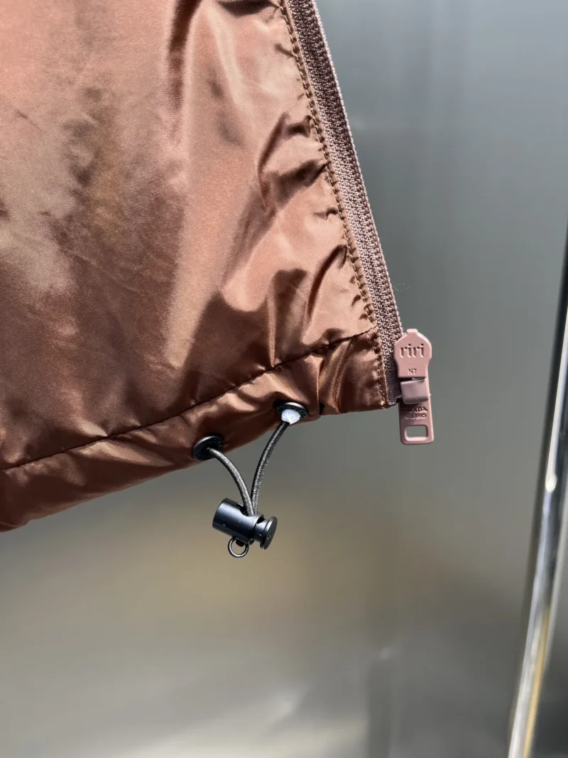 Replica Prada Minimalist Down Vest Brown Classic Reps - RepLuxe