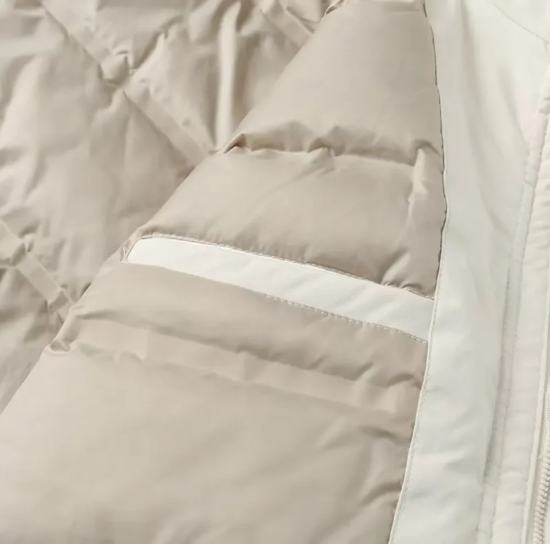 Replica Prada Hooded Down Jacket White Unisex Reps - RepLuxe