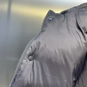 Replica Prada Down Jacket Black Detachable Hood Reps - RepLuxe