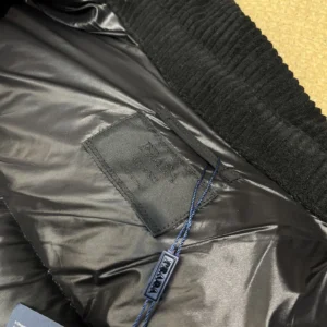 Replica Prada ReNylon Down Jacket Grey Quilted Reps - RepLuxe