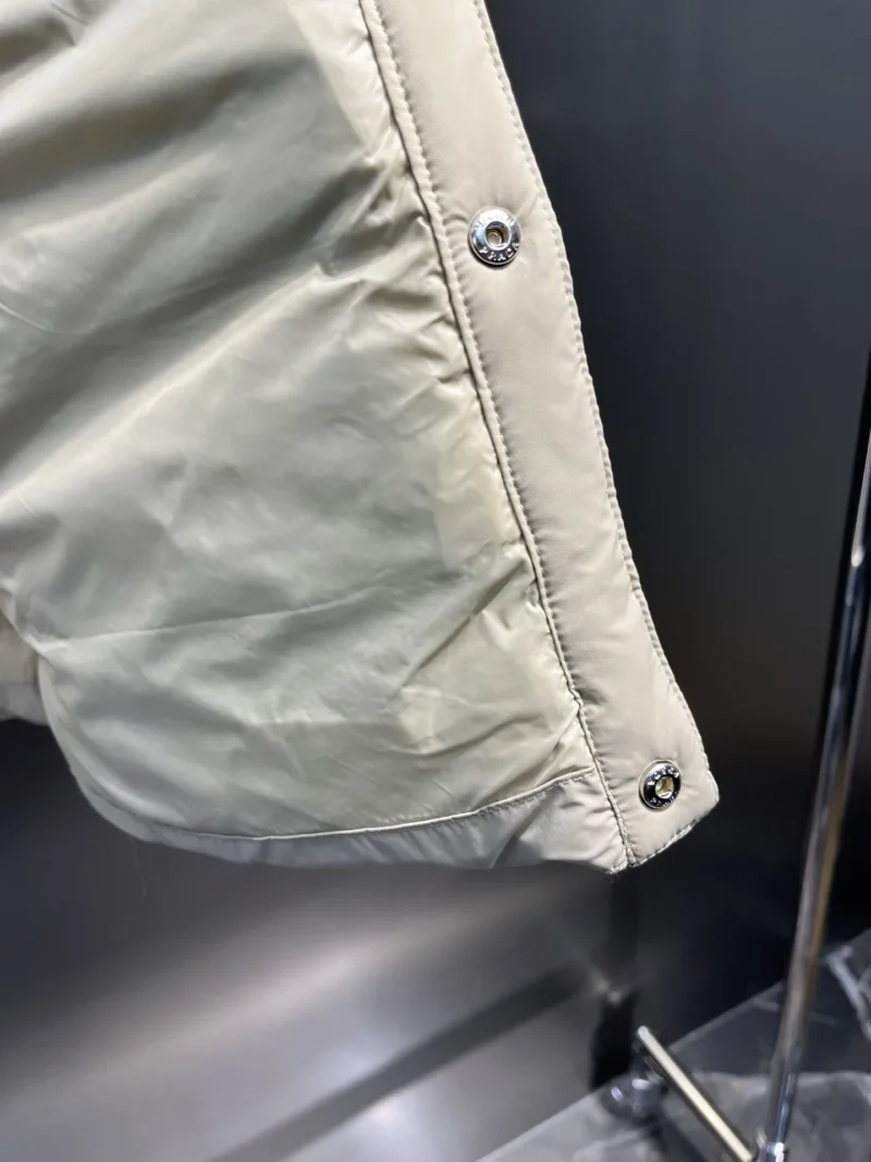 Replica Prada ReNylon Down Jacket Beige Unisex Reps - RepLuxe
