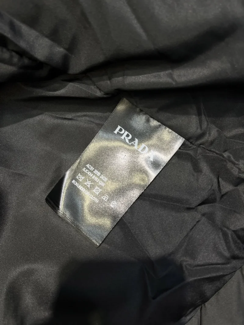 Replica Prada Quilted Down Jacket Black Collar Reps - RepLuxe