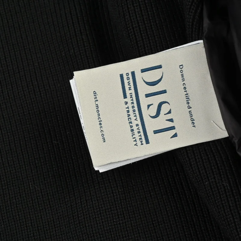 Replica Moncler Knit Letter Hooded Jacket Black Reps - RepLuxe